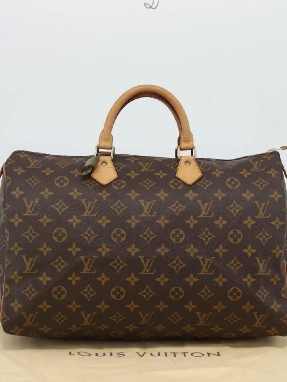 LOUIS VUITTON Monogram Speedy 40 Hand Bag M41522 LV Auth 184995V